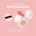 [*Mini Size*] TIRTIR All Cover Pink Cushion | Korean Cushion Foundation, (#21N Ivory, 0.15 Fl Oz) 0.15 Fl Oz (Pack of 1) 21N Ivory_New