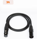 CableCreation 3Pin XLR Male to Female Balanced Microphone Extension Cable | For Speaker Mic, Mixer, PA-system, Preamp, Radio Station,Live-Stage,