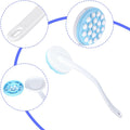 Joyzan Back Lotion Applicator, Long Handled Shower Massager Roll Brush Wand | Self Reach Tanner Bath Dispenser Curved Rotating Head Sunscreen Skin