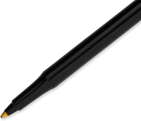 Paper Mate Ballpoint Pens, Write Bros. Black Ink Pens, Medium Point (1.0mm), 60 Count - Bulk Office Supplies 1 Count (Pack of 60)