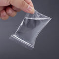 Small Plastic Bags, 400 PCS Mini Baggies, 4 Assorted Sizes, Transparent Jewelry Bag, Mini Bag, Resealable Poly Bags for Pill, Beads, Screws, Packaging