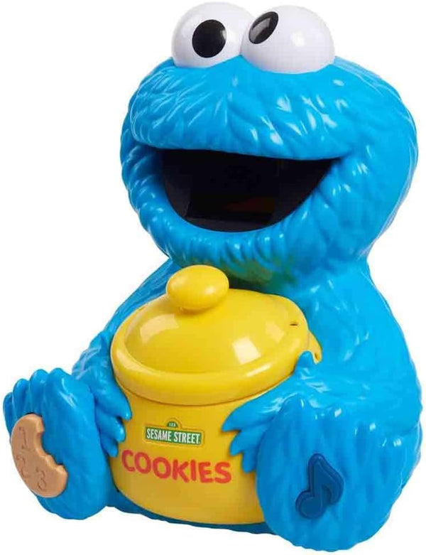Sesame Street Cookie's Counting Jar, 12-Pieces, 20+ Phrases and Sounds, Learning and Education, Kids Toys for Ages 2 Up by Just Play