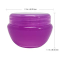 Beauticom 10G/10ML Frosted Container Jars with Inner Liner for Scrubs, Oils, Salves, Creams, Lotions, Makeup Cosmetics, Nail Accessories, Beauty
