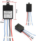QIACHIP Mini Wireless Remote Control Switch DC 6V 12V 24V 36V 60V 1 Channel RF Relay Latched Switch for LED Light, Car Battery, Door Lock 1