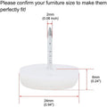 150 Pcs Plastic Furniture Chair Table Leg Feet Protector Pad Glide Nail for Chairs, Stools, Tables. Protect The Floor Smooth and Wood Furniture