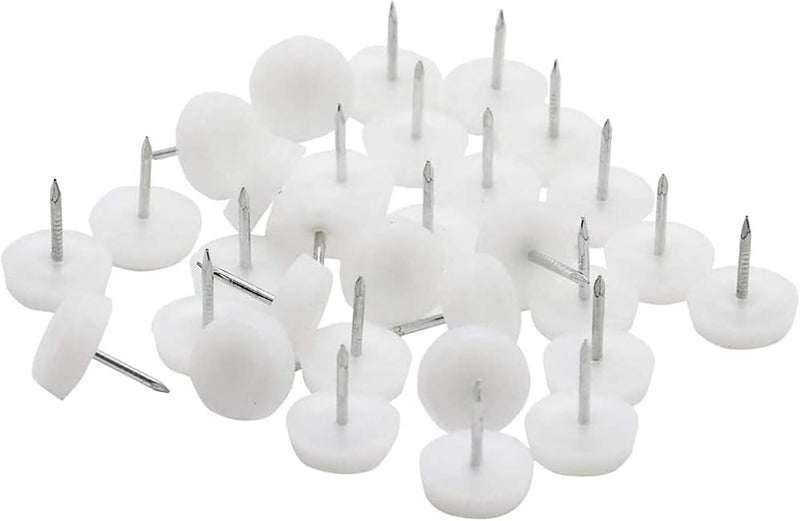 150 Pcs Plastic Furniture Chair Table Leg Feet Protector Pad Glide Nail for Chairs, Stools, Tables. Protect The Floor Smooth and Wood Furniture