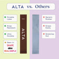 ALTA Mini Loop Bands for Exercise - Premium Durable Latex - Small Resistance Bands for Women, Booty Bands for Working Out, Leg Stretch Loops for