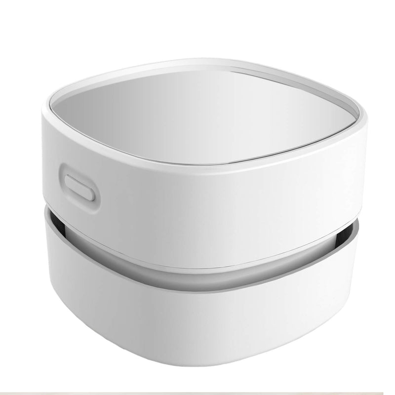 ODISTAR Desktop Vacuum Cleaner, Mini Table dust Sweeper Energy Saving,High Endurance up to 90 mins,Cordless&360º Rotatable Design for