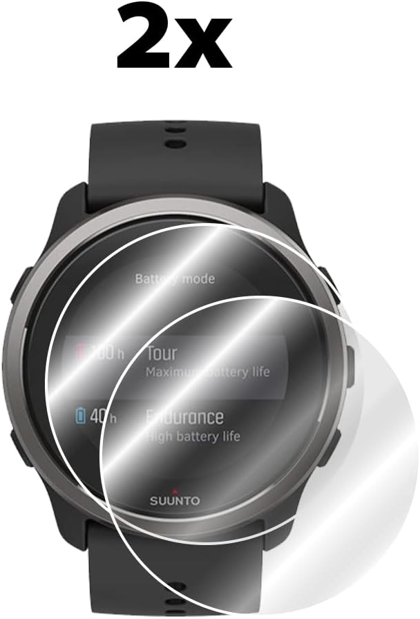 IPG for SUUNTO 5 Peak GPS Watch Screen Protector (2 Units) Invisible Ultra HD Clear Film anti Scratch Guard-Smooth/Self-