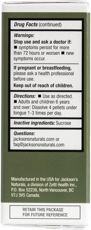 Jackson’s 12-in-1 Cell Salt Combo (500 Pellets / 125 Doses) – Certified Vegan, Lactose-Free – Made in USA 500 Count (Pack of 1)