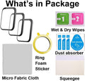 3D Smart Watch Screen Protectors Compatible with Jeejtek OYV TGW101 1.83Ã¢ÂÂ, and Faweio IDW26 1.83Ã¢ÂÂ, 3 Piece, Full Coverage