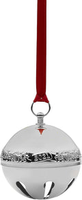Wallace 51st Edition 2021 Silver Plated Sleigh Bell Ornament, Silver for Christmas 2021 Silver Sleigh Bell 2021 Editions