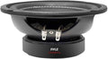 Pyle Car Vehicle Subwoofer Audio Speaker - 6.5 Non-Pressed Paper Cone, Black Plastic Basket, Dual Voice Coil 4 Ohm Impedance, 600 Watt Power, Foam