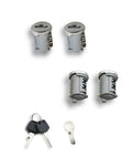 4 Pack Lock Cylinders,for Yakima Car Rack System Components Includes 4 Cylinders Cores, 2 Keys and 1 Control Key,Lockable Accessories for Yakima