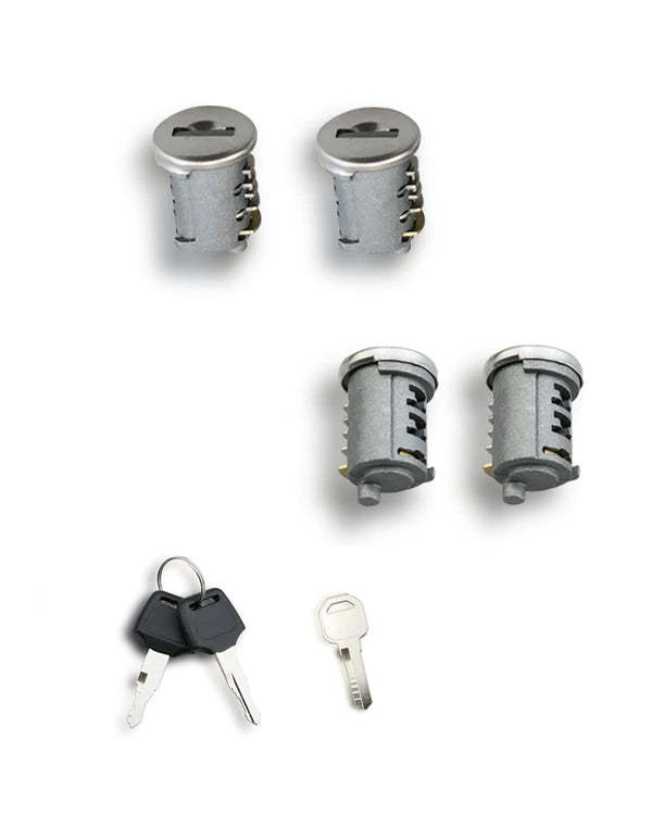4 Pack Lock Cylinders,for Yakima Car Rack System Components Includes 4 Cylinders Cores, 2 Keys and 1 Control Key,Lockable Accessories for Yakima