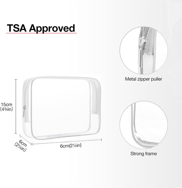 BAGSMART Toiletry Bag Hanging Travel Makeup Organizer with TSA Approved Transparent Cosmetic Bag Makeup Bag for Full Sized Toiletries, Large-Blck