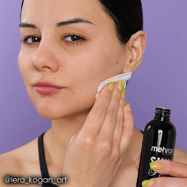 Mehron Makeup Skin Prep Pro Mattifying Skin Toner | Long Lasting Pre-Makeup Primer 4 Fl Oz (120 Ml)