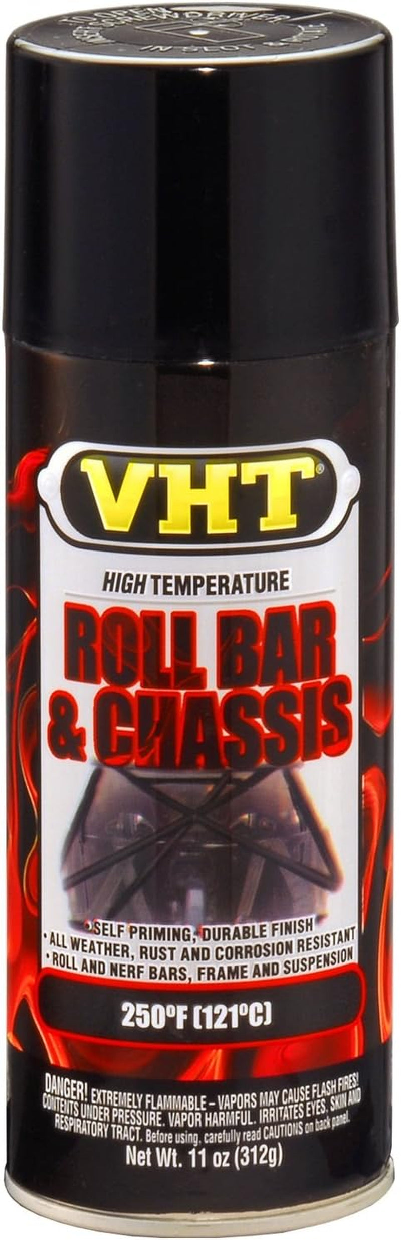 VHT SP670 Gloss Black Roll Bar and Chassis Paint Can - 11 Oz.