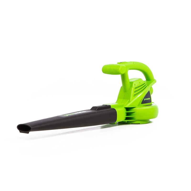 Greenworks 7 Amp 160 MPH/150 CFM Single Speed Electric Blower, 24012, green Blower (160 MPH / 150 CFM) Corded