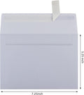 50 Pack White Envelopes - 5 x 7 Inch, A7, Card, Invitation & Postcard Envelopes