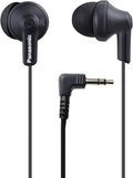 Panasonic Ergofit Wired Earbuds, 3.5Mm Jack In-Ear Headphones with Dynamic Crystal-Clear Sound and Soft Ergonomic Custom-Fit Earpieces (S/M/L),