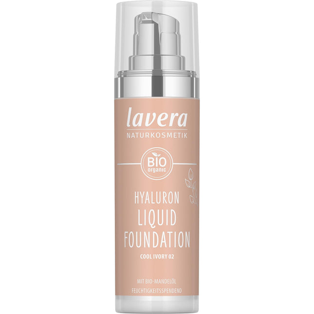 Lavera Hyaluron Liquid Foundation - Cool Ivory 02 - Foundation Make up with Hyal