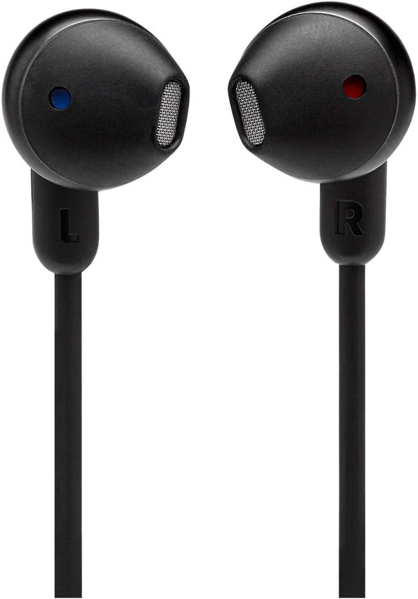 JBL Tune 215 - Bluetooth Wireless In-Ear Headphones with 3-Button Mic/Remote and Flat Cable - Black, Small