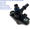 9U5Z9C915H Evaporative Emissions Vapor Canister Purge Solenoid Valve | Compatible with Ford Edge Escape Explorer Flex Fusion Taurus ,Mercury