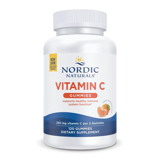 Nordic Naturals Vitamin C Gummies, Tart Tangerine - 120 Gummies - 250 Mg Vitamin