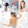 Back Brush Long Handle for Shower, 20.5â Back Bath Brush for Shower, Back Scrubber, Exfoliation and Improved Skin Health for Elderly with Limited