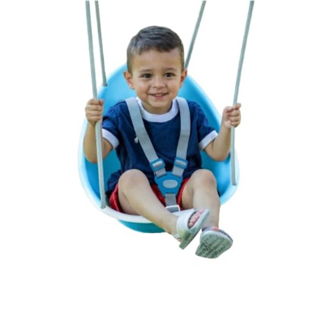Swurfer Coconut Toddler Swing Ã¢ÂÂ Comfy Baby Swing Outdoor, 3- Point Adjustab