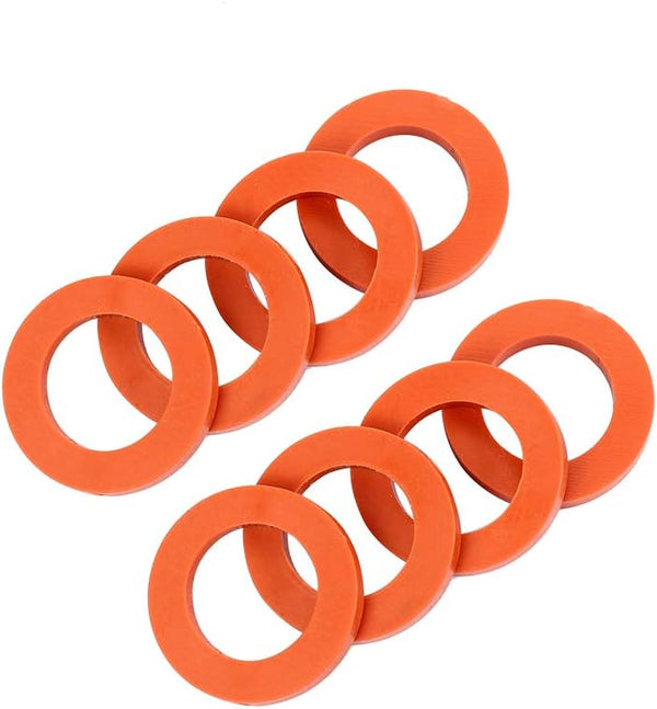 Garden Hose Washer Heavy Duty Rubber Washer, Fit All Standard 3/4" Garden Hose Fittings (40 Pieces)(red)