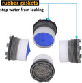 1.2GPM Faucet Replacement Part Insert Filter, Restrictor Aerator, 16.5mm/0.65Inch, 4 Pack 4PCS-16.5mm/0.65Inch