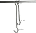 K Y KANGYUN 6 Pack 16 Inch Extra Large S Hooks Heavy Duty Plant Hanging Hook Long S Shaped Extension Hooks for