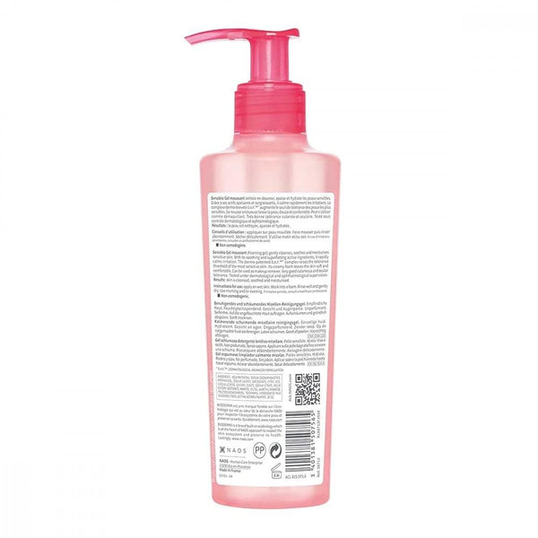 Bioderma Sensibio Foaming Gel Cleansing and Make-Up Removing Refreshing Feeling for Sensitive Skin Unscented