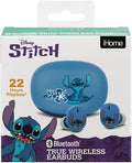 Disney Stitch Wireless Earbuds for Kids, Bluetooth Earbuds with Charging Case