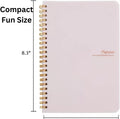 Undated Weekly Planner, A5 Weekly Goals, to Do List Habit Tracker Planner Gift for Women, Girls Pink Journal