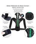 Posture Corrector for Men and Women, Adjustable Lumbar Spinal Support, Low Back Pain Relief, Neck Support, Lower Back Pain Relief (Xx-Large)