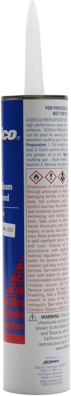 ACDelco GM Original Equipment 10-2013 Body Joint and Seam Filler Compound - 10.1 oz