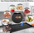 LULUCATCH Mouse Glue Traps 6 Pack, Larger & Heavier Plastic Sticky Glue Traps with Extra-Strong Adhesive for Mice, Rats, Sticky Mouse Trap for