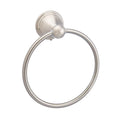 Amazon Basics Round Modern Towel Ring, 6.3-inch Diameter, Satin Nickel Satin Nickel Modern