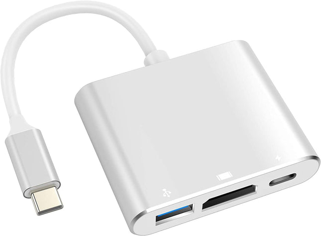 Battony USB C to HDMI Adapter USB Type C Adapter Multiport AV Converter with 4K HDMI Output C Port & 3.0 Fasting Chargin