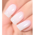 GAOY Milky White Jelly Nude Gel Nail Polish Set, 6 Transparent Colors Sheer Pink Orange Soak off UV Light Cure Gel Polish Kit for Salon and Nail