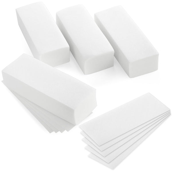 Juvale Wax Strips for Hair Removal - 7.85 x 2.7 In Pack of 400 Non-Woven Disposable Sheets - Customizable Face & Body Waxing Strips for Women