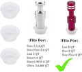 12 Pcs Instapot Replacement Float Valve Gaskets - Float Valve Sealer for Instant Pot Duo 3, 5, 6, 8 Qt, Duo Plus, Ultra, LUX 3, 8 Qt, Float