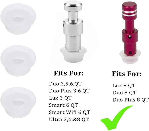 12 Pcs Instapot Replacement Float Valve Gaskets - Float Valve Sealer for Instant Pot Duo 3, 5, 6, 8 Qt, Duo Plus, Ultra, LUX 3, 8 Qt, Float