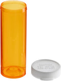 Juvale 6 Dram Empty Pill Bottles with Caps - Durable Plastic Vials - Easy-Open Caps for Travel Pill Bottles - Versatile Medicine Containers for