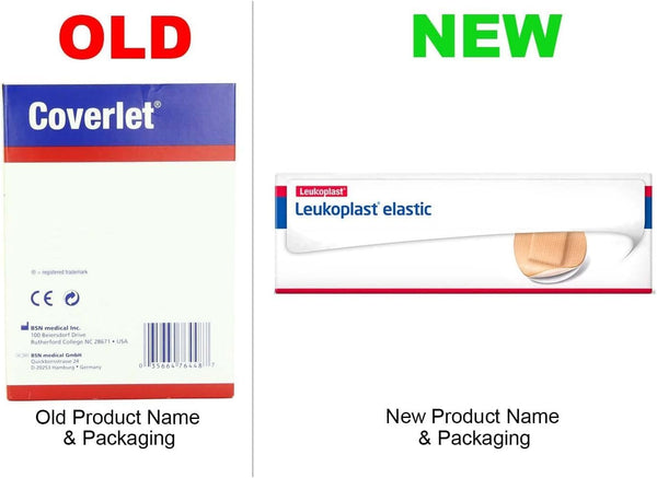 Leukoplast Oval Bandages, 1 x 1/4" (Box of 100) 100 Count (Pack of 1)