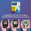 Ascensia Contour Next Blood Glucose Test Strips for Diabetes – 35 Count (1 Pack) - Accurate, No Coding, Second-Chance Sampling, Compatible with