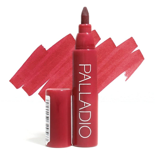 Palladio Lip Stain, Hydrating and Waterproof Formula, Matte Color Look, Longlast
